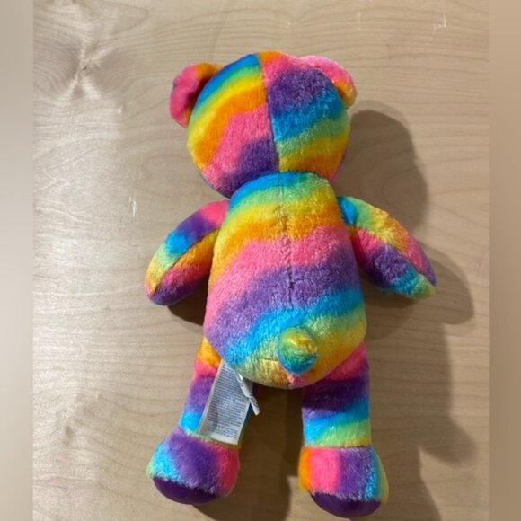 Build A Bear 17” Rainbow Plush Bear (LQ) - Picture 4 of 11